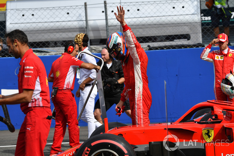 Kimi Räikkönen és a szombati rajtelsőség Monzában