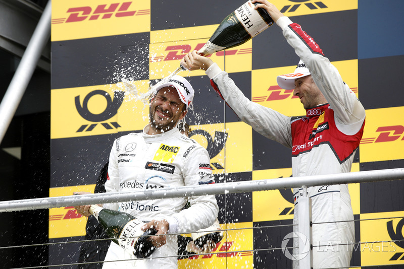Gary Paffett, Mercedes-AMG Team HWA, René Rast, Audi Sport Team Rosberg