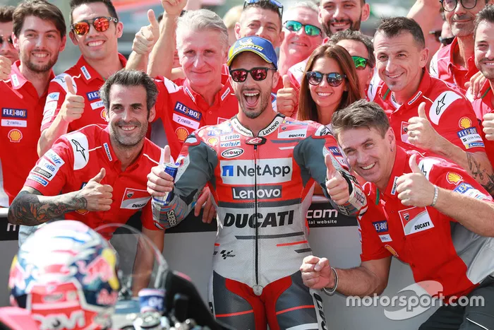 Pole position Andrea Dovizioso, Ducati Team