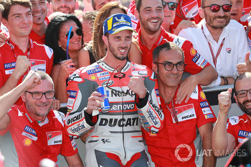 Переможець Андреа Довіціозо, Ducati Team