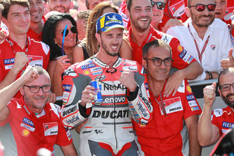 Il vincitore della gara Andrea Dovizioso, Ducati Team