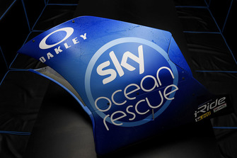 Dettaglio della livrea speciale Sky Ocean Rescue