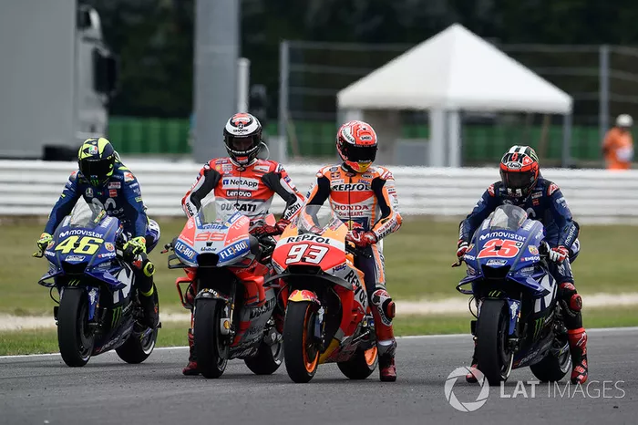 Valentino Rossi, Yamaha Factory Racing, Jorge Lorenzo, Ducati Team, Marc Marquez, Repsol Honda Team, Maverick Viñales, Yamaha Factory Racing