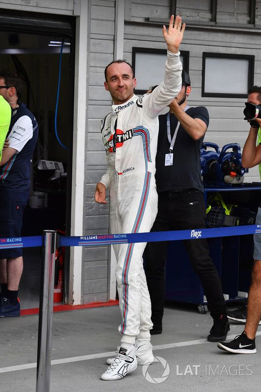 Robert Kubica, Williams, saluda