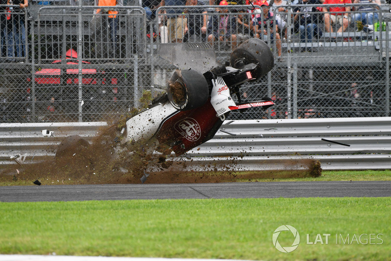 L'accident de Marcus Ericsson, Sauber C37