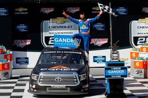 Race winner Raphael Lessard, Kyle Busch Motorsports, Toyota Tundra