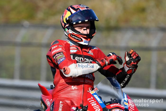 Ganador de la carrera Jack Miller, equipo Ducati