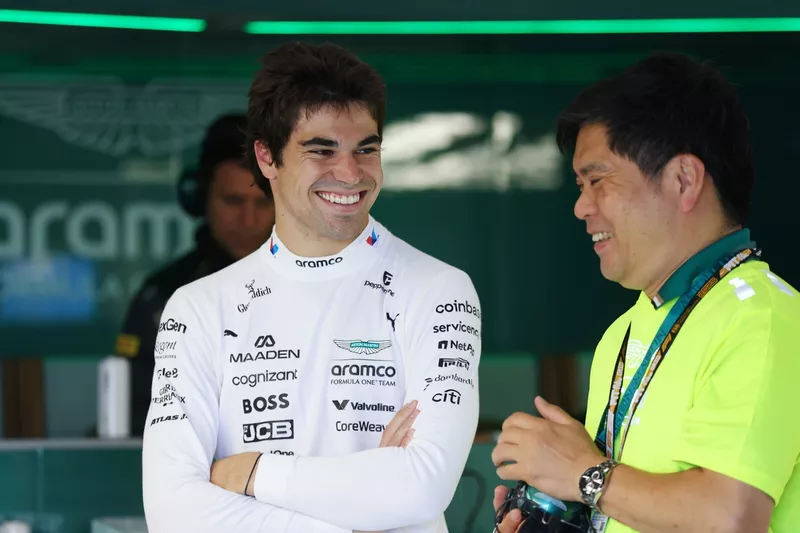 Lance Stroll, Aston Martin Racing, test Pirelli Silverstone