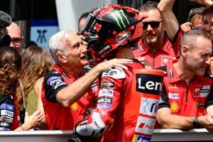 Francesco Bagnaia, Equipo Ducati, Davide Tardozzi, Director del Equipo Ducati