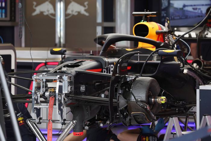 Detalle técnico del Red Bull Racing RB19