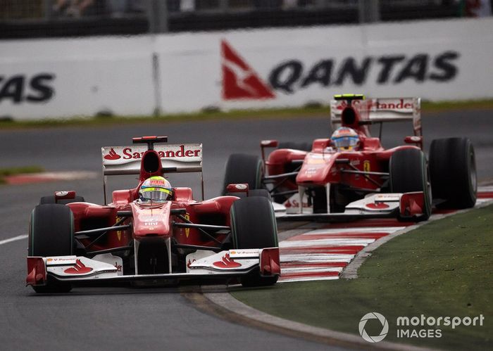 Felipe Massa, Ferrari F10, Fernando Alonso, Ferrari F10