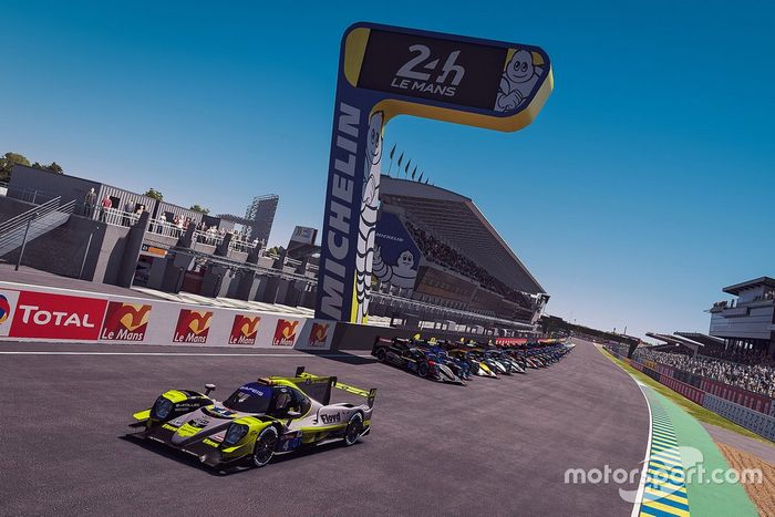 #4 Bykolles - Burst Esport Oreca 07 LMP2: Tom Dillmann, Esteban Guerrieri, Jernej Simoncic, Jesper Pedersen