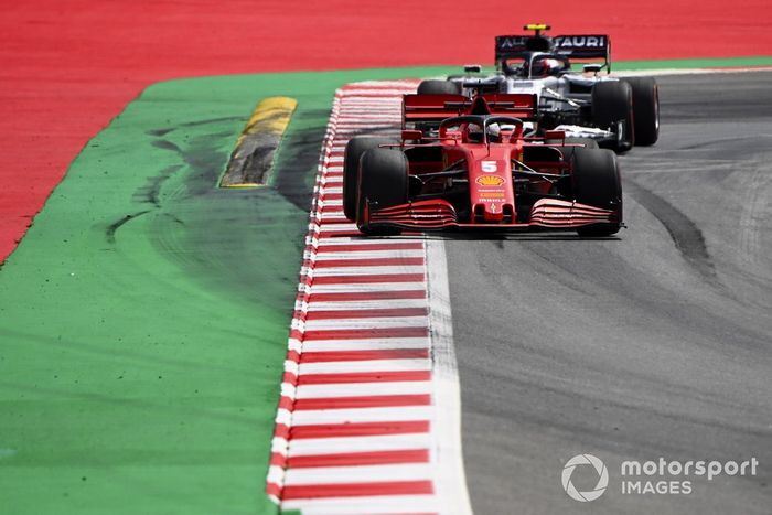 Sebastian Vettel, Ferrari SF1000, Pierre Gasly, AlphaTauri AT01