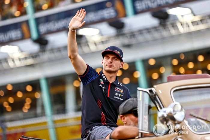 Max Verstappen, Desfile de pilotos