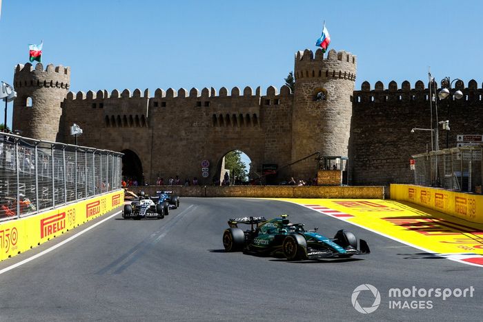 Sebastian Vettel, Aston Martin AMR22, Yuki Tsunoda, AlphaTauri AT03