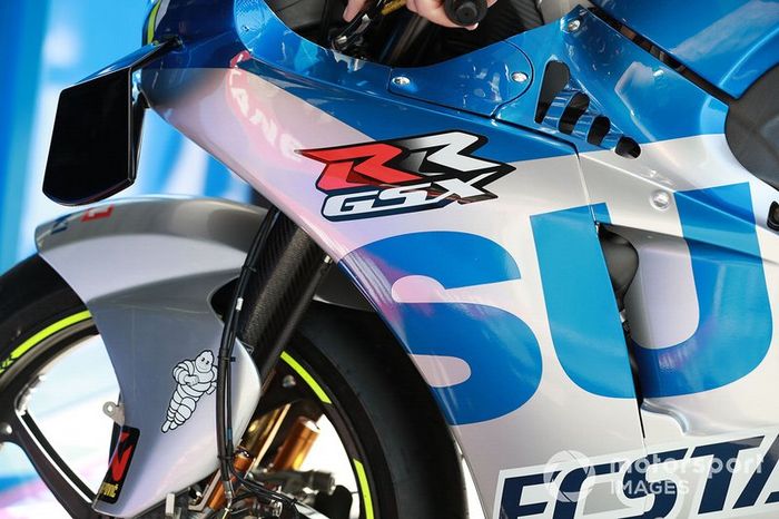 Team Suzuki MotoGP, detalle de la moto