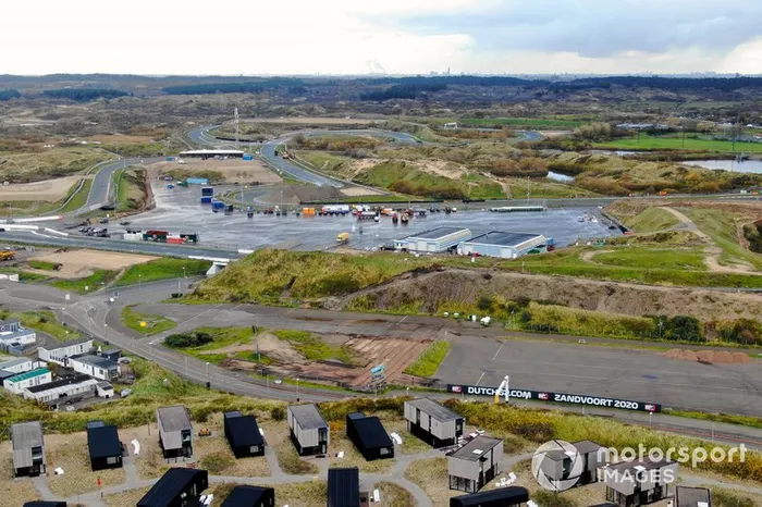 Obras en el circuito de Zandvoort para el GP de Holanda 2020
