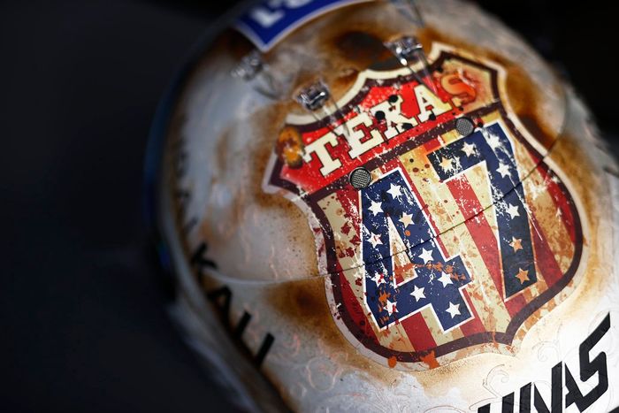 Casco especial de Mick Schumacher, Haas F1 para el GP de Estados Unidos