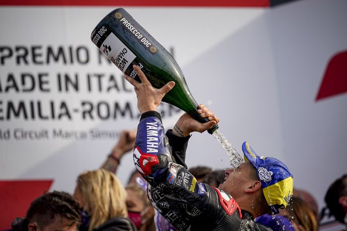 El campeón del mundo Fabio Quartararo, Yamaha Factory Racing