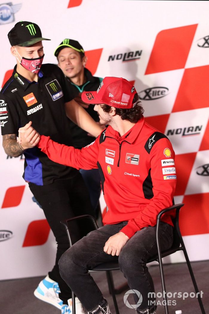 Fabio Quartararo, Yamaha Factory Racing, Francesco Bagnaia, equipo Ducati 