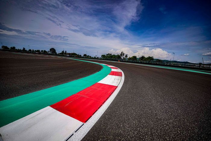 Aspectos de la pista de Mandalika