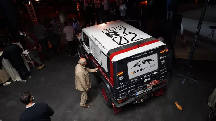 Presentación del equipo RumboZero Mercedes-Benz, Dakar Classic 2022