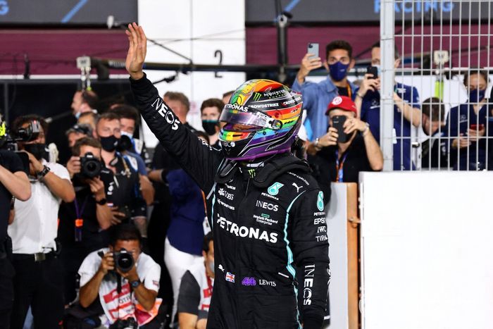 Lewis Hamilton, Mercedes, ganador del GP de Qatar