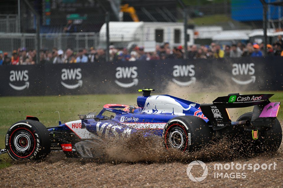 Yuki Tsunoda, accidente de Visa Cash App RB F1 Team 
