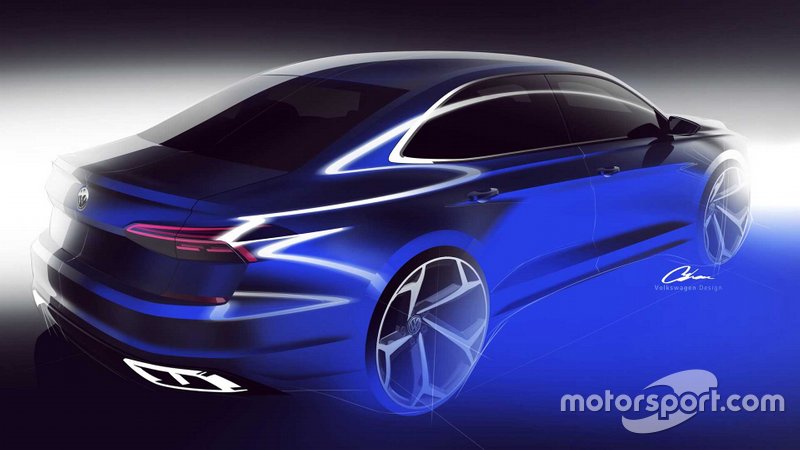 Тізер Volkswagen Passat 2020 року