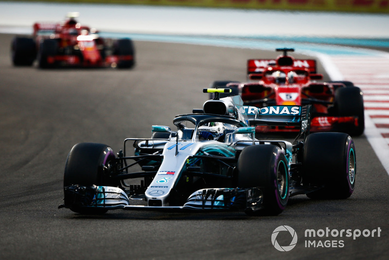 Валттері Боттас, Mercedes AMG F1 W09, Себастьян Феттль, Ferrari SF71H