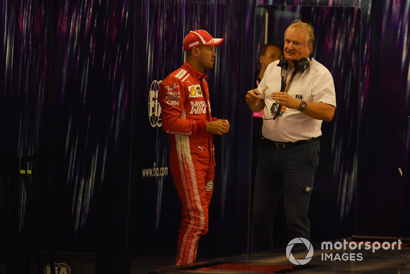 Себастьян Феттель, Ferrari, технічний делегат FIA Йо Бауер