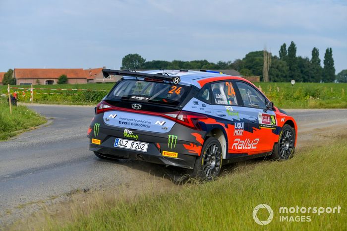 Oliver Solberg, Aaron Johnston, Hyundai Motorsport Hyundai i20 N Rally2