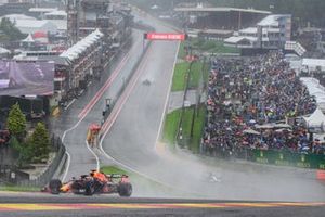 Vista del circuito con lluvia