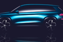 Skoda VisionS Concept teaser