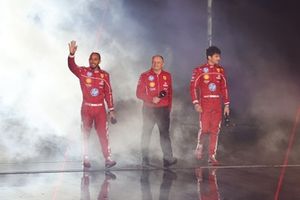 Lewis Hamilton, Ferrari, Frederic Vasseur, Diretor de Equipa e Diretor Geral, Scuderia Ferrari, Charles Leclerc, Ferrari