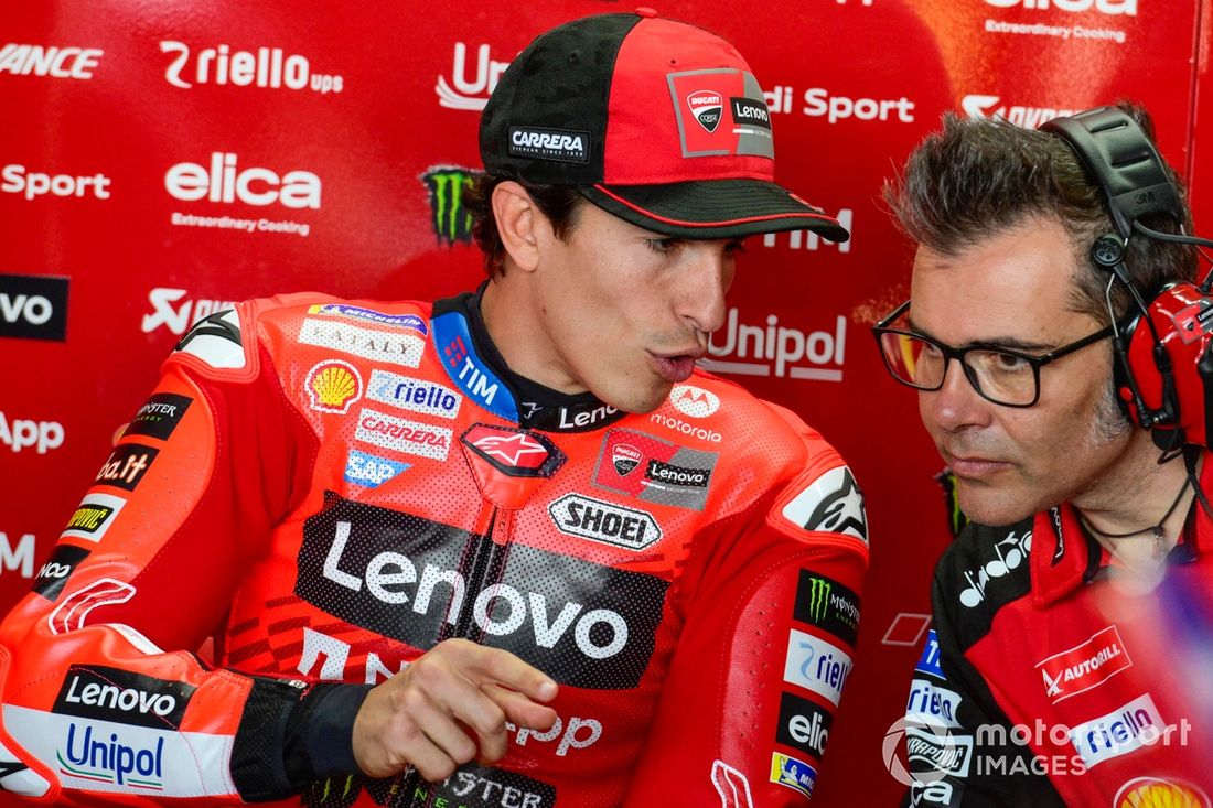 Marc Marquez, zespół Ducati, Marco Rigamonti