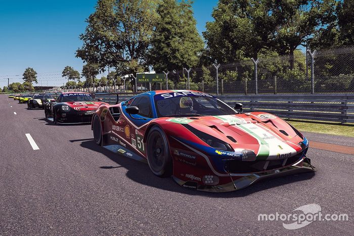 #51 Ferrari - AF Corse Ferrari 488 GTE: Nicklas Nielsen, Federico Leo, Kasper Stoltze, Amos Laurito