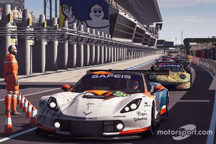 #80 R8G Esports Team Corvette C7.R: Daniel Juncadella, Mathias Beche, Erhan Jajovski, Risto Kappet