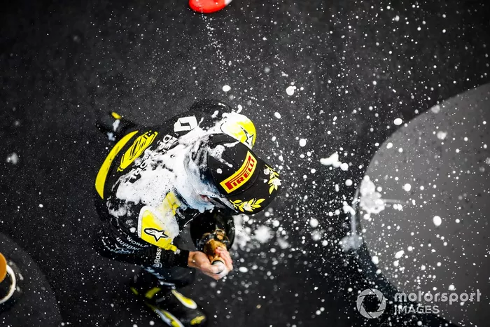 Podio: tercer lugar Daniel Ricciardo, Renault F1