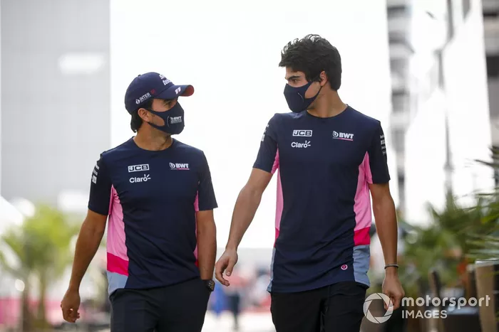 Sergio Pérez, Racing Point y Lance Stroll, Racing Point