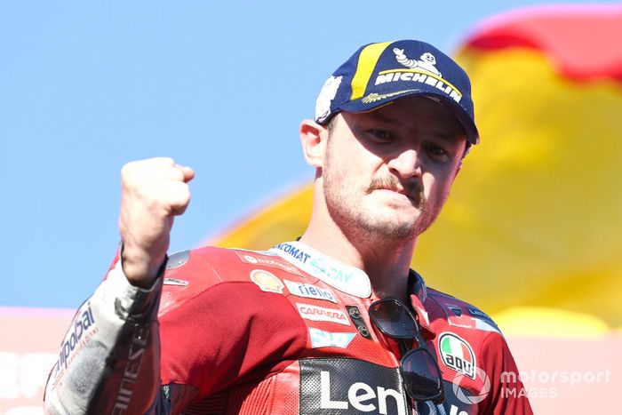 Podio: ganador Jack Miller, Ducati Team