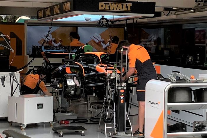 McLaren MCL38 detalles técnicos