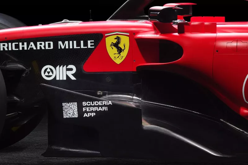 Ferrari SF-23. detail side