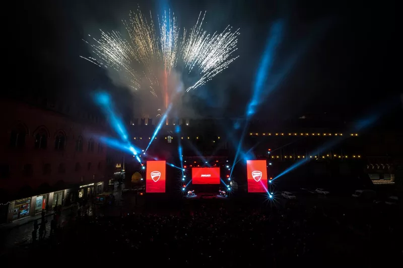 Celebrazione del Ducati Team