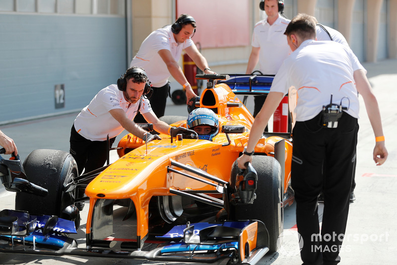 Jimmie Johnson in the McLaren  