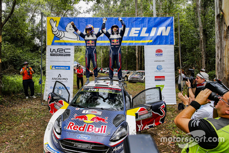 2018 WRC champions Sébastien Ogier, Julien Ingrassia, Ford Fiesta WRC, M-Sport Ford, Malcolm Wilson