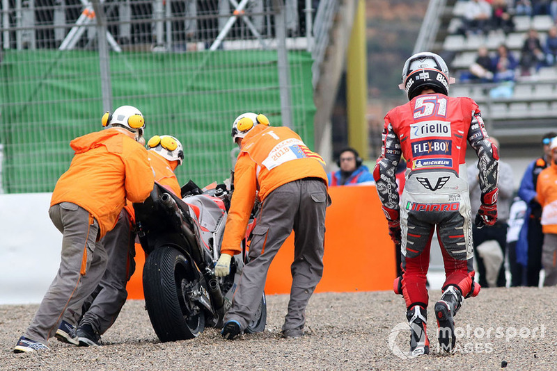 Аварія Мікеле Пірро, Ducati team