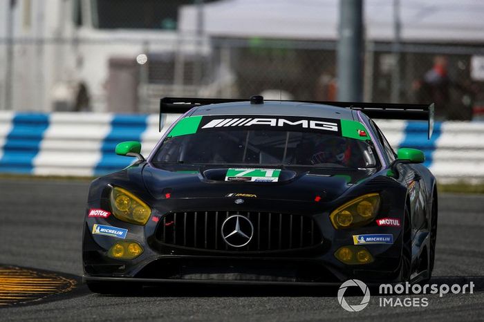 #71 P1 Motorsports Mercedes-AMG GT3, GTD: Maximilian Buhk, Fabian Schiller, Dominik Baumann, JC Perez