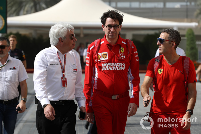 Roberto Dalla ve Mattia Binotto, Ferrari Teknik Şefi