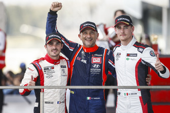Podio: il vincitore Gabriele Tarquini, BRC Racing Team, Hyundai i30 N TCR, secondo Aurélien Comte, DG Sport Competition, Peugeot 308 TCR, terzo Kevin Ceccon, Team Mulsanne, Alfa Romeo Giulietta TCR